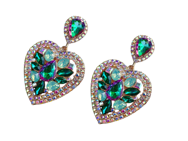 LUCKY HEART RHINESTONE DROP EARRINGS https://pamamull.com/products/lucky-heart-rhinestone-drop-earrings Set your heart on fire with these stunning rhinestone earrings. With a choice of 3 vibrant colours - these stunning earrings are the perfect stand out jewellery essential.www.thejewelled.au