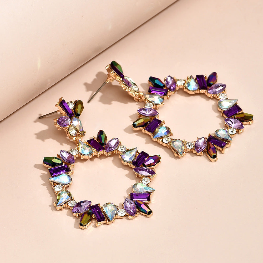 Vibrant Sparkling Earrings