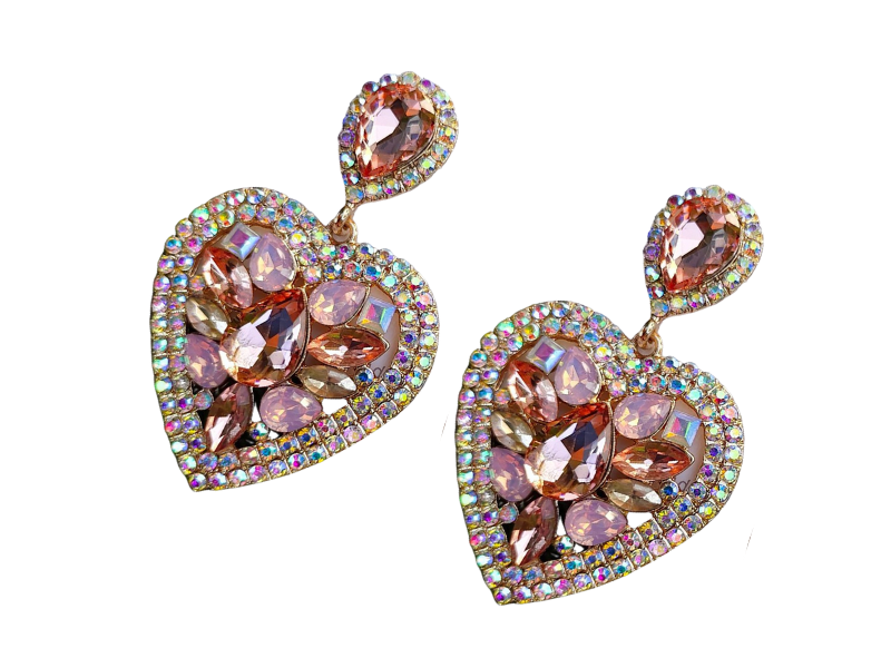 LUCKY HEART RHINESTONE DROP EARRINGS  https://pamamull.com/products/lucky-heart-rhinestone-drop-earrings  Set your heart on fire with these stunning rhinestone earrings. With a choice of 3 vibrant colours - these stunning earrings are the perfect stand out jewellery essentialwww.thejewelled.au