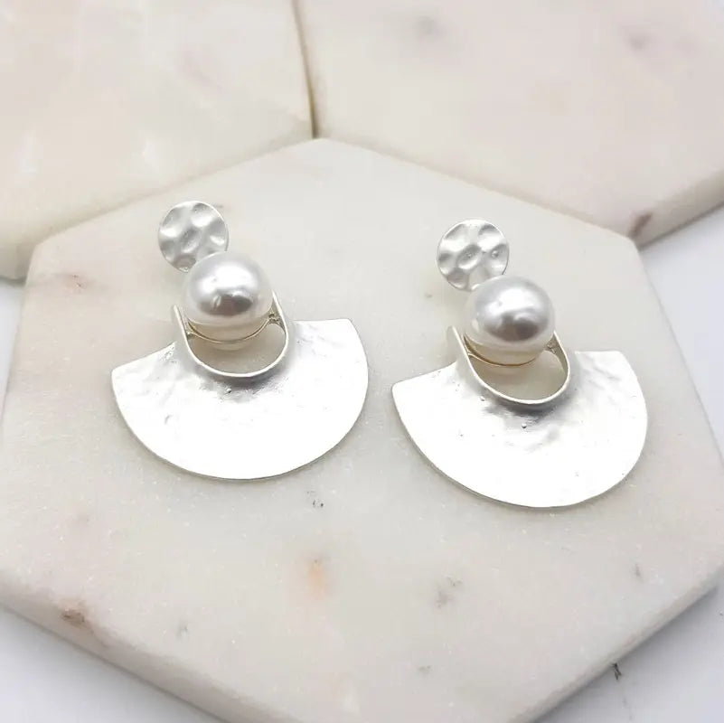 COURTLY PEARL EARRINGS  https://pamamull.myshopify.com/products/aisha-pearl-earrings  Timeless elegance never goes out of fashion. Day to night stylish earring that comes in your choice of either silver or gold.thejewelled.au